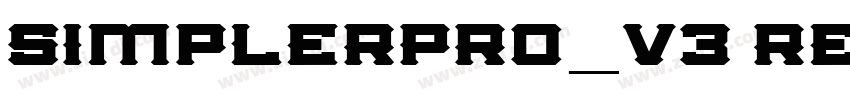 SimplerPro_V3 Regula字体转换